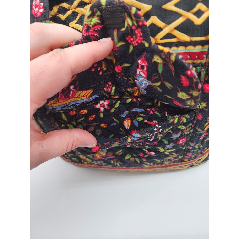 Vintage Vera Bradley Tote Purse And Crossbody Wallet Set- Ming Pattern- EUC - Picture 8 of 12